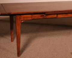 Extending Table In Cherrywood 19th Century louis XVI Feet - 3367012