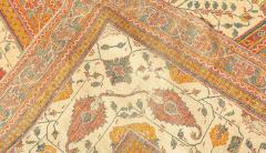 Extra Large Antique Indian Botanic Handmade Wool Agra - 2452744