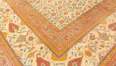 Extra Large Antique Indian Botanic Handmade Wool Agra - 2452746