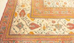Extra Large Antique Indian Botanic Handmade Wool Agra - 2452748