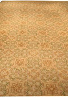 Extra Large Antique Portuguese Botanic Needlework Carpet - 2455843