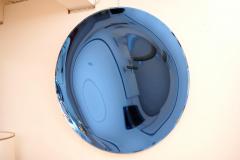 Extra Large Concave Blue Mirror Sculpture - 4580407