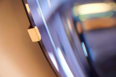 Extra Large Concave Blue Mirror Sculpture - 4580409
