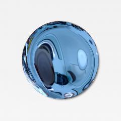 Extra Large Concave Blue Mirror Sculpture - 4583475