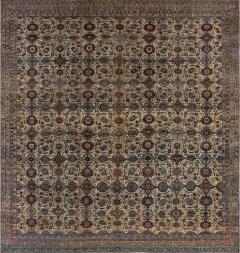 Extra Large Persian Kirman Botanic Handmade Wool Rug - 2446861
