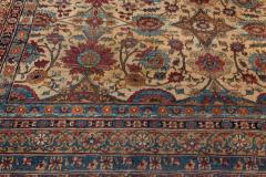 Extra Large Persian Kirman Botanic Handmade Wool Rug - 2446866