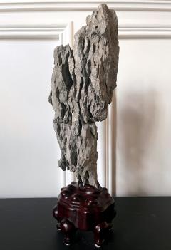 Extraordinary Chinese Scholar Rock Ying Stone on Stand - 1957508