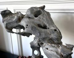 Extraordinary Chinese Taihu Scholar Stone Rare Form on Display Stand - 4132726