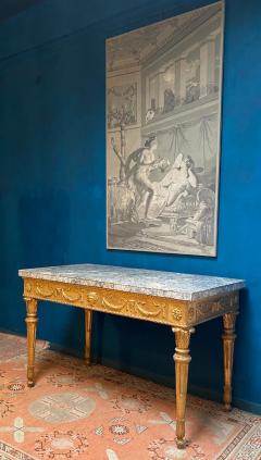 Extraordinary Italian 18th Century Carved Giltwood Console Tables - 4625299