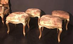 Extraordinary Italian Eleven Piece Gilt Salon Living Room Suite 19th Century - 632658