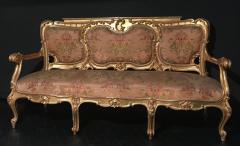 Extraordinary Italian Eleven Piece Gilt Salon Living Room Suite 19th Century - 632662