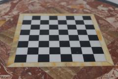 Extraordinary Mid Century Italian Green Marble Chess Table 1950 - 3145840