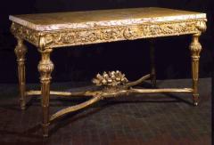 Extraordinary Pair of Italian 18th Century Carved Gilt Wood Console Tables - 3930026