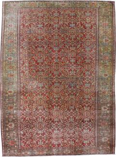 Extremely Fine Antique Mishan Malayer Rug 7 0 x 9 5  - 4321086