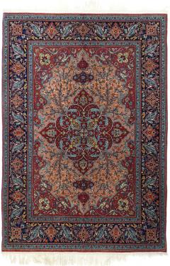 Extremely Fine Antique Persian Tehran Wool Rug 4 7 x 6 8  - 4405376