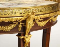 Extremely Fine Russian Empire Ormolu Mounted Mahogany Center Table - 2274778