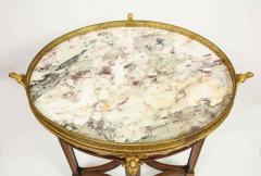 Extremely Fine Russian Empire Ormolu Mounted Mahogany Center Table - 2274784