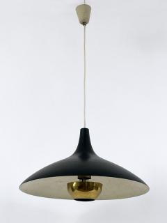 Extremely Rare Elegant Mid Century Modern Pendant Lamp or Hanging Light 1960s - 4712793