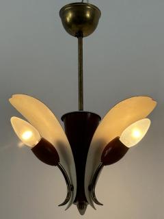 Extremely Rare Elegant Mid Century Modern Pendant Lamp or Hanging Light 1960s - 4732882