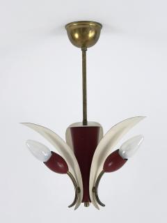Extremely Rare Elegant Mid Century Modern Pendant Lamp or Hanging Light 1960s - 4732883