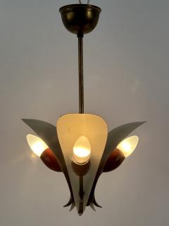 Extremely Rare Elegant Mid Century Modern Pendant Lamp or Hanging Light 1960s - 4732892
