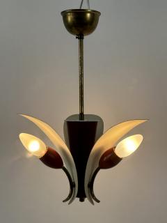 Extremely Rare Elegant Mid Century Modern Pendant Lamp or Hanging Light 1960s - 4732893