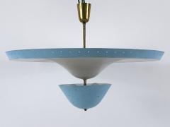 Extremely Rare Large Mid Century Ceiling Lamp or Pendant Light Germany 1950s - 4591959