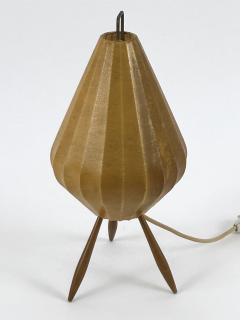 Extremely Rare Lovely Mid Century Modern Cocoon Table Lamp Germany 1960s - 4591465