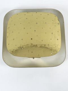 Extremely Rare Lovely Mid Century Modern Perforated Brass Sconce Germany 1960s - 4713774
