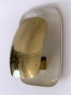 Extremely Rare Lovely Mid Century Modern Perforated Brass Sconce Germany 1960s - 4756147