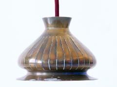 Extremely Rare Mid Century Modern Counterweight Brass Pendant Lamp Germany 1950s - 3354234