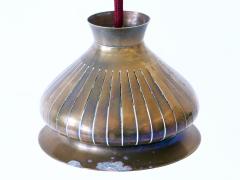 Extremely Rare Mid Century Modern Counterweight Brass Pendant Lamp Germany 1950s - 3354236