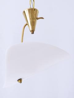 Extremely Rare and Elegant Lucite Brass Ceiling Lamp Germany 1960s - 3250037