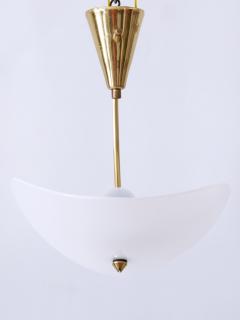 Extremely Rare and Elegant Lucite Brass Ceiling Lamp Germany 1960s - 3250042