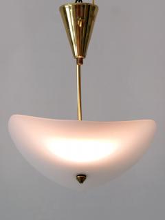 Extremely Rare and Elegant Lucite Brass Ceiling Lamp Germany 1960s - 3250044
