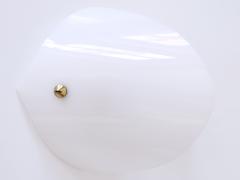 Extremely Rare and Elegant Lucite Brass Ceiling Lamp Germany 1960s - 3250049