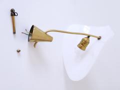 Extremely Rare and Elegant Lucite Brass Ceiling Lamp Germany 1960s - 3250050