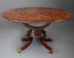Extremely rare early Regency mahogany breakfast table or centre table - 4755836