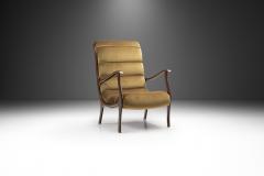 Ezio Longhi Ezio Longhi Ribbed Back Lounge Chair for ELAM Italy 1960s - 3248703