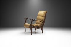 Ezio Longhi Ezio Longhi Ribbed Back Lounge Chair for ELAM Italy 1960s - 3248705