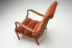 Ezio Longhi Ezio Longhi Ribbed Back Lounge Chairs for ELAM Italy 1960s - 2141155