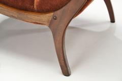 Ezio Longhi Ezio Longhi Ribbed Back Lounge Chairs for ELAM Italy 1960s - 2141161