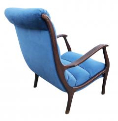 Ezio Longhi Pair of Italian Mid Century Armchairs by Ezio Longhi - 1537106