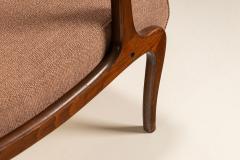 Ezio Longhi Set of Mitzi Arm Chairs by Ezio Longhi Italy 1950s - 4370851