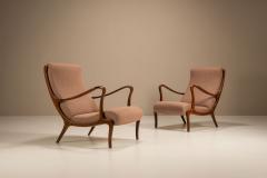 Ezio Longhi Set of Mitzi Arm Chairs by Ezio Longhi Italy 1950s - 4370884