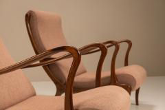 Ezio Longhi Set of Mitzi Arm Chairs by Ezio Longhi Italy 1950s - 4370888
