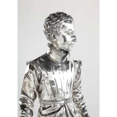 F Barbedienne a Life Size Silvered Bronze of King Henri IV Enfant as a Child - 1261482