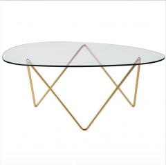F J Barba Corsini Barba Corsini Pedrera Coffee Table in Brass for Gubi - 1675530