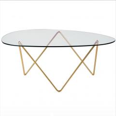 F J Barba Corsini Barba Corsini Pedrera Coffee Table in Brass for Gubi - 1675530