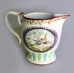 F R Pratt Prattware Peacock Jug - 3317343